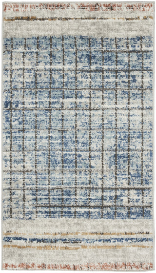 Nourison Quarry QUA13 Blue Area Rug main image