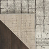 Nourison Quarry QUA13 Ivory Grey Area Rug Corner Image