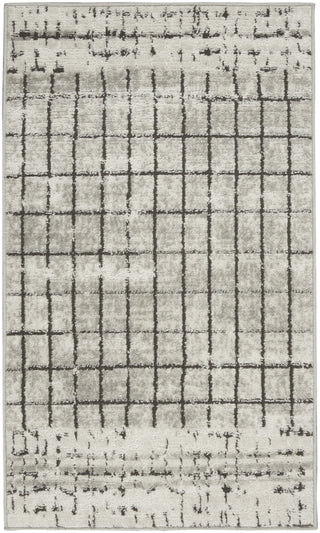 Nourison Quarry QUA13 Ivory Grey Area Rug main image
