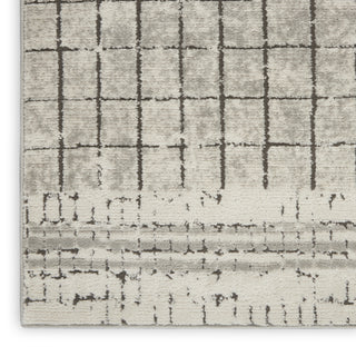 Nourison Quarry QUA13 Ivory Grey Area Rug Texture Image