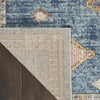 Nourison Quarry QUA14 Blue Area Rug Corner Image