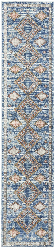 Nourison Quarry QUA14 Blue Area Rug main image