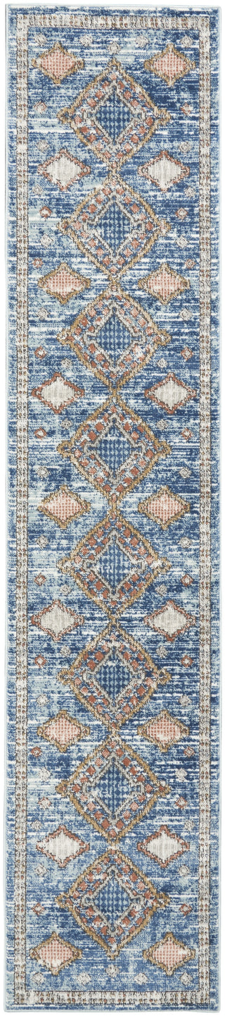 Nourison Quarry QUA14 Blue Area Rug main image