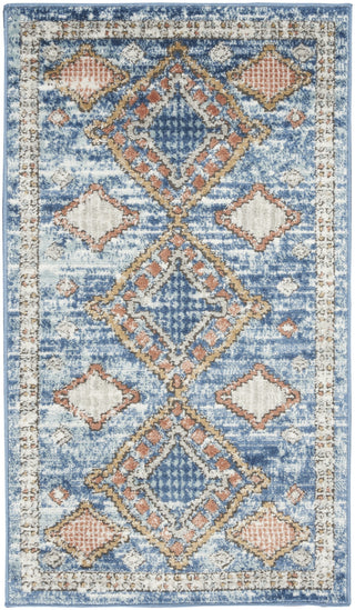 Nourison Quarry QUA14 Blue Area Rug Main Image