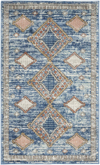 Nourison Quarry QUA14 Blue Area Rug Main Image
