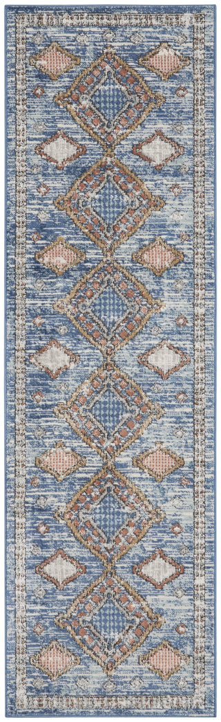 Nourison Quarry QUA14 Blue Area Rug Main Image