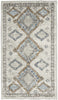 Nourison Quarry QUA14 Ivory Grey Blue Area Rug main image