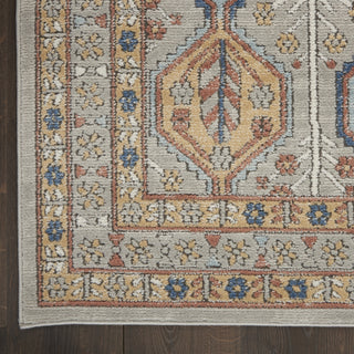 Nourison Quarry QUA15 Grey Multicolor Area Rug Detail Image