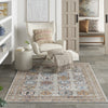 Nourison Quarry QUA15 Grey Multicolor Area Rug Room Image Feature
