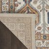 Nourison Quarry QUA15 Ivory Multicolor Area Rug Corner Image