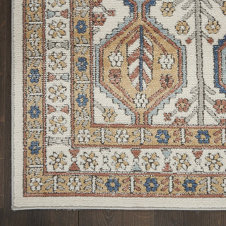 Nourison Quarry QUA15 Ivory Multicolor Area Rug Detail Image