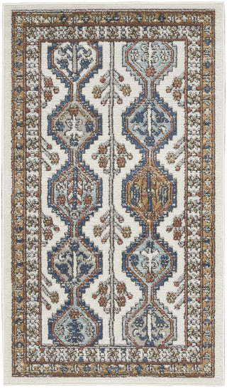 Nourison Quarry QUA15 Ivory Multicolor Area Rug main image