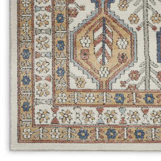 Nourison Quarry QUA15 Ivory Multicolor Area Rug Texture Image