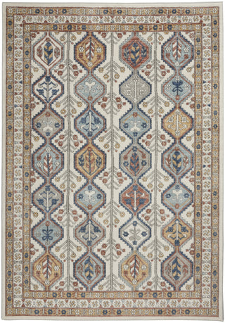 Nourison Quarry QUA15 Ivory Multicolor Area Rug Main Image