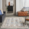 Nourison Quarry QUA15 Ivory Multicolor Area Rug Room Image Feature