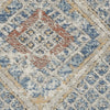 Nourison Quarry QUA16 Blue Ivory Area Rug Swatch Image