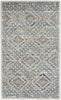 Nourison Quarry QUA16 Blue Ivory Area Rug Main Image