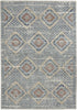 Nourison Quarry QUA16 Blue Ivory Area Rug Main Image