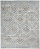 Nourison Quarry QUA16 Blue Ivory Area Rug Main Image