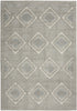 Nourison Quarry QUA16 Grey Ivory Blue Area Rug main image