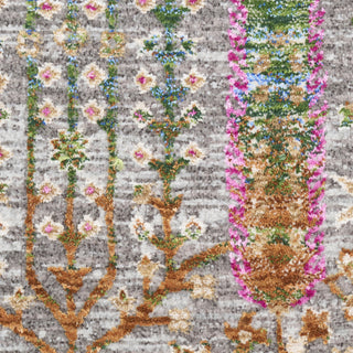Nourison Quaint Harmony QUH01 Blue Multicolor Area Rug Swatch Image