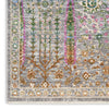 Nourison Quaint Harmony QUH01 Blue Multicolor Area Rug Texture Image
