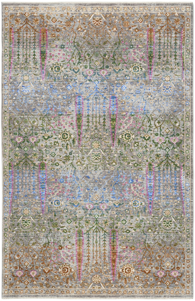 Nourison Quaint Harmony QUH01 Blue Multicolor Area Rug main image