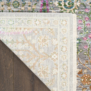 Nourison Quaint Harmony QUH01 Blue Multicolor Area Rug Corner Image