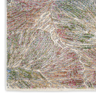 Nourison Quaint Harmony QUH04 Sage Multicolor Area Rug Texture Image