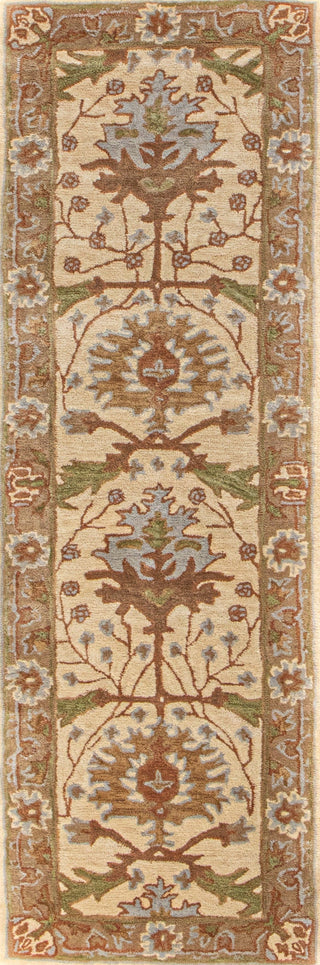 Bashian Wilshire R128-HG130 Beige Area Rug Runner Image