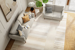 Bashian Greenwich R129-HG388 Beige Area Rug Lifestyle Image Feature