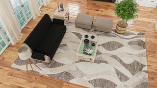Bashian Greenwich R129-HG379 Beige Area Rug Lifestyle Image Feature