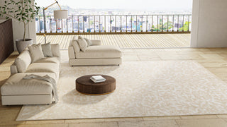 Bashian Verona R130-LC140 Beige Area Rug Lifestyle Image Feature