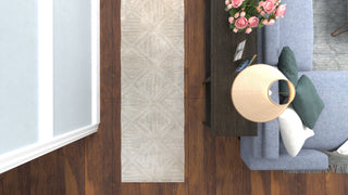 Bashian Verona R130-LC172 Beige Area Rug Runner Image