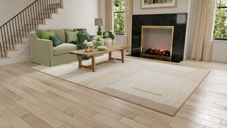 Bashian Verona R130-LC180 Beige Area Rug Lifestyle Image Feature