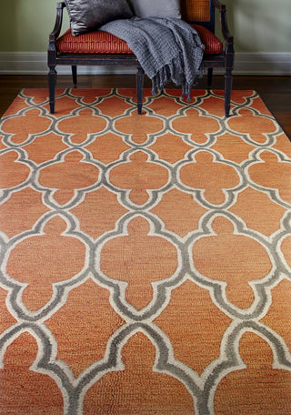 Bashian Verona R130-LC149 Mandarin Area Rug