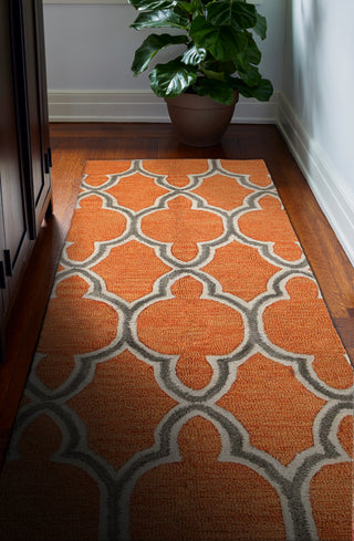 Bashian Verona R130-LC149 Mandarin Area Rug