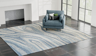 Bashian Valencia R131-AL301 Blue Area Rug Lifestyle Image Feature