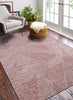 Bashian Valencia R131-AL120 Coral Area Rug Lifestyle Image Feature