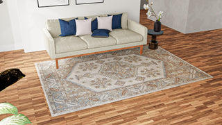 Bashian Valencia R131-AL140 Ivory Area Rug Lifestyle Image Feature