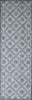 Bashian Valencia R131-AL304 Ivory/Blue Area Rug Runner Image