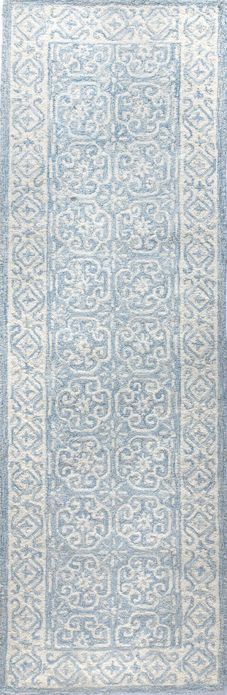 Bashian Valencia R131-AL305 Light Blue Area Rug Runner Image