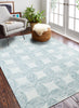 Bashian Valencia R1311-AL135 Teal Area Rug Lifestyle Image Feature