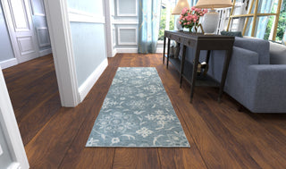 Bashian Valencia R131-AL139 Teal Area Rug Runner Image