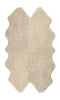 Auskin Short Wool Curly Sheepskin Premium Oatmeal Area Rug main image
