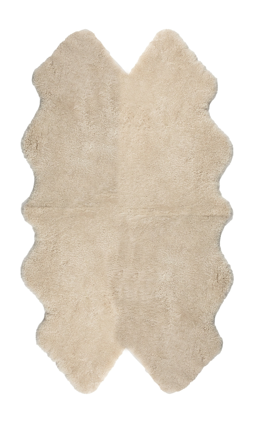 Auskin Short Wool Curly Sheepskin Premium Oatmeal Area Rug – Incredible ...