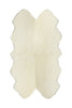 Auskin Short Wool Curly Sheepskin Premium Off White Area Rug main image