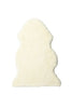 Auskin Short Wool Curly Sheepskin Premium Off White Area Rug main image