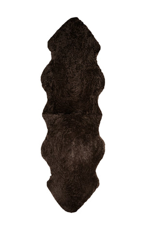 Auskin Short Wool Curly Sheepskin Premium Cafecito Area Rug Main Image