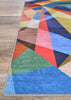 Couristan Rainbow Retro Multi Area Rug Corner Image